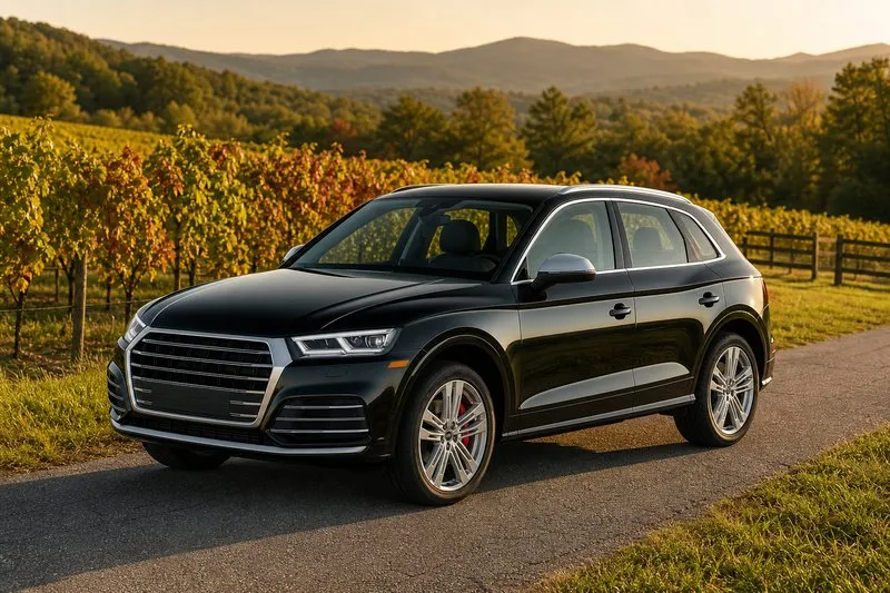 Audi Q5 luxury wedding SUV