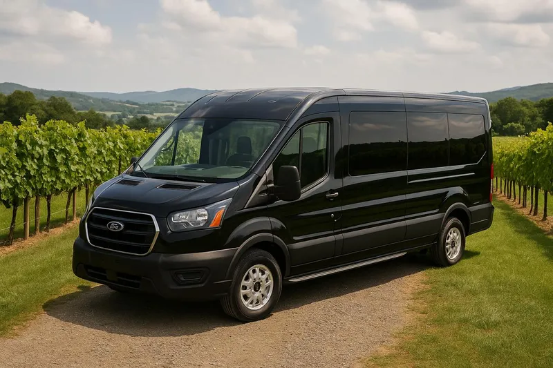 Ford Transit 350 XLT wedding guest shuttle
